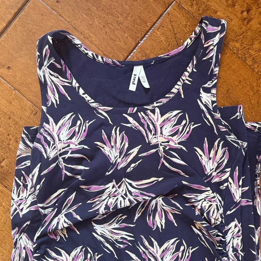 Floral Cotton Maternity Dress